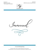 Immanuel by Knoedler Benjamin D Garrett Paul Martin for SATB and Piano
