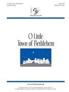O Little Town of Bethlehem by Reid Jonathan Phillips Brooks for SATB and Piano