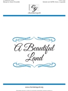 Beautiful Land by Knoedler Benjamin D for SATB a cappella
