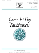 Great Is Thy Faithfulness by Runyan William - Patterson Mark - Thomas O Chisholm for Unison and Piano