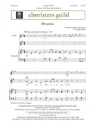 Hosanna by Gregor Christian - Pellett Peggy - for Unison