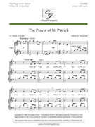 Prayer Of St Patrick by Schoenfeld William for Unison