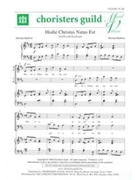 Hodie Christus Natus Est by Bedford Michael for SATB