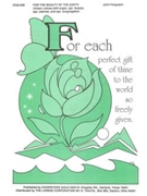 For the Beauty of the Earth by for Unison