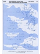 Gentle Shepherd Kind and True by for Unison/2-Part
