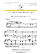 On Earth Has Dawned This Day Of Days by - Hopson Hal H - for 2-Part