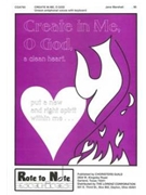 Create in Me O God by for Unison