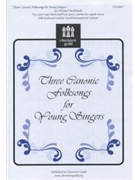 Three Canonic Folksongs for Young Singers by - Burkhardt Michael - for SATB