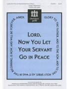 Lord Now You Let Your Servant Go.... by Westendorf Craig for Unison