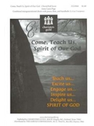 Come Teach Us Spirit Of Our God by Page Anna Laura for SATB