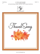 ThankSong by Schulz Johann Abraham Peter - Buckwalter Karen - for Handbells 3-5 Octave