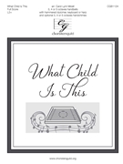 What Child Is This by Greensleeves - Mizell Carol Lynn - Linda Lowe Thompson for Full Score and Parts