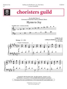 Hymn to Joy by for Handbells 3 Octave