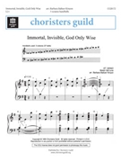 Immortal Invisible God Only Wise by - Kinyon Barbara Balt - for Handbells 3 Octave