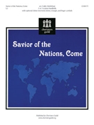 Savior Of The Nations by - Moklebust Cathy - for Handbells 2-3 Octave