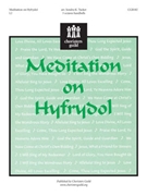 Meditation On Hyfrydol by - Tucker Sondra - for Handbells