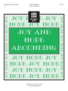 Joy and Hope Abounding by Moklebust Cathy for Handbells 3 Octave
