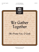 We Gather Together by - Angerman David - for Handbells 3-5 Octave