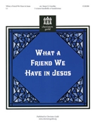 What A Friend We Have In Jesus by - Geschke Susan - for Handbells