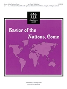 Savior Of The Nations Come by - Moklebust Cathy - for Handbells