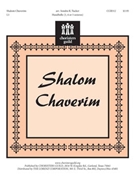 Shalom Chaverim by - Tucker Sondra - for Handbells 3-5 Octave