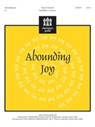 Abounding Joy by Edwards Dan for Handbells 3 Octave