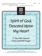 Spirit Of God Descend Upon My Heart by - Stephenson Valerie - for Handbells 3-5 Octave