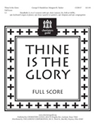 Thine Is the Glory - Full Score by for Cond Score