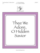 Thee We Adore O Hidden Savior by - Moklebust Cathy - for Handbells