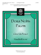 Dona Nobis Pacem by - Tucker Margaret - for Handbells