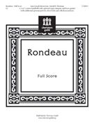 Rondeau by Mouret Jean-Joseph - Sherman Arnold B - for Full Score
