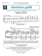 Largo From Winter by Vivaldi Antonio Lucio - Thompson Martha - for Handbells 3-6 Octave