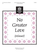 No Greater Love by Berge Irenee - Behnke John A - for Handbells 3 Octave