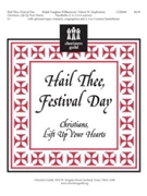 Hail Thee Festival Day by - Stephenson Valerie - for Handbells 3-6 Octave