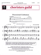 Processional Celebration by Page Anna Laura for Handbells 2-3 Octave
