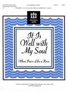 It Is Well With My Soul by - Tucker Margaret - for Handbells