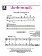 Lenten Contemplation by - Moats William E - for Handbells 3-5 Octave