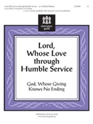 Lord Whose Love Through Humble Service by - Helman Michael - for Handbells