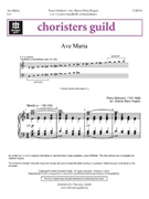 Ave Maria by Schubert Franz - Rogers Sharon - for Handbells
