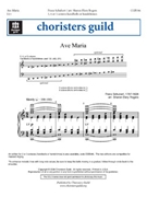 Ave Maria by Schubert Franz - Rogers Sharon - for Handbells