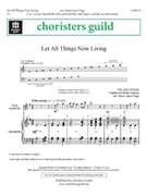 Let All Things Now Living by - Page Anna - for Handbells
