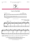 Carol Of The Bells by - Moklebust Cathy - for Handbells