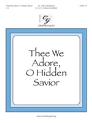 Thee We Adore O Hidden Savior by - Moklebust Cathy - for Handbells