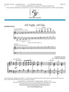 All Night All Day by - Wissinger Kathleen - for Handbells