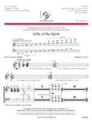 Gifts of the Spirit - Handbell Score by for Handbells 3-5 Octave
