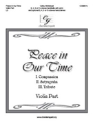 Peace in Our Time by Moklebust Cathy for Violin Part