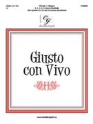 Giusto con Vivo by Glasgow Michael J for Handbells 3-6 Octave
