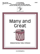 Many and Great - Wakantanka Taku Nitawa by LACQUIPARLE - Moklebust Cathy - for Handbells 2-3 Octave