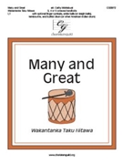 Many and Great - Wakantanka Taku Nitawa by LACQUIPARLE - Moklebust Cathy - for Handbells 3-5 Octave