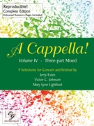 A Cappella Volume 4 - Complete Ed by Estes;Johnson;Lightf for SAB a cappella